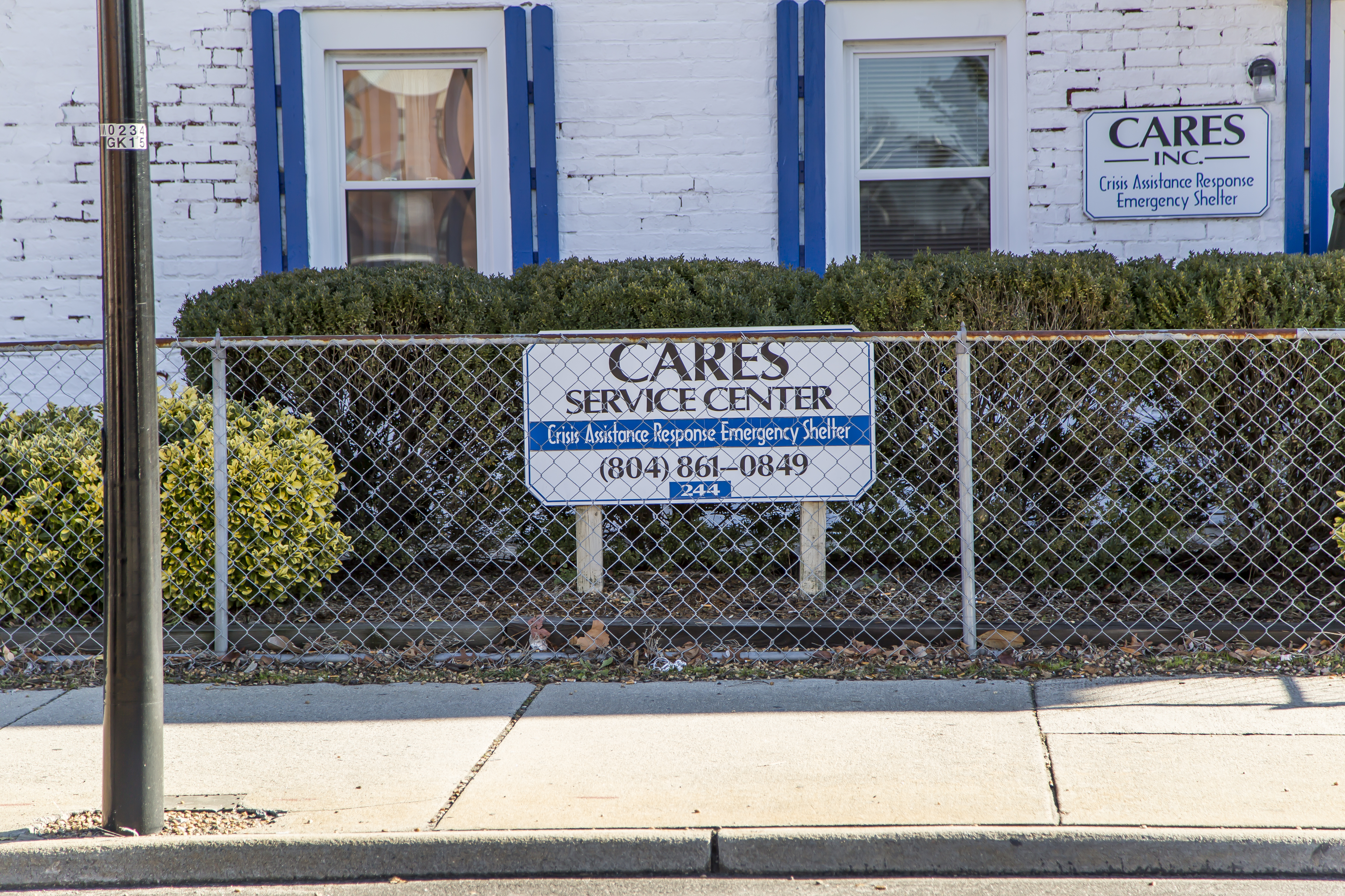 CARES Shelter Sign Exterior